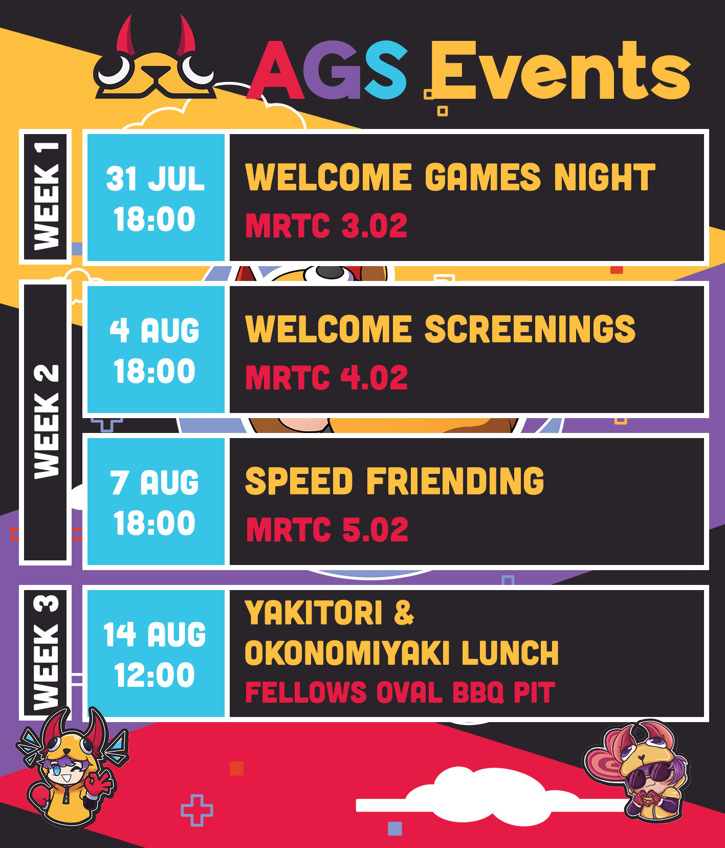Events Schedule